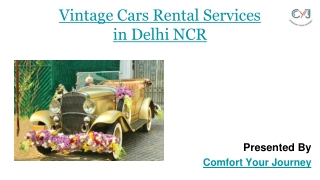 Wedding Vintage Cars Services – Vintage Cars on Rental