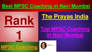 Best MPSC Coaching in Navi Mumbai