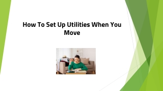 How To Set Up Utilities When You Move