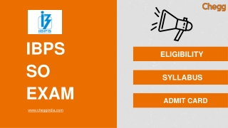 IBPS SO  Exam