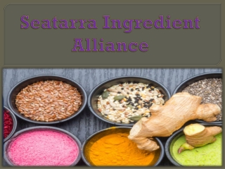 Seatarra Ingredient Alliance