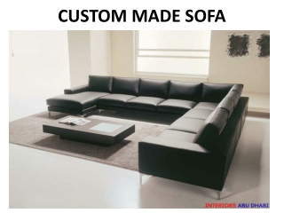 Custom Made Sofas In Abu Dhabi