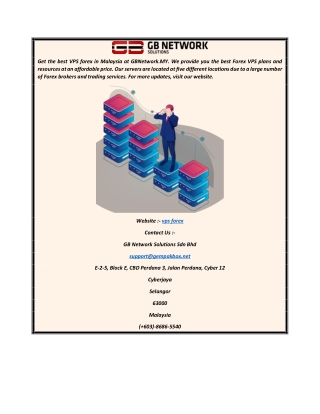 Best VPS Forex Malaysia  GBNetwork.MY
