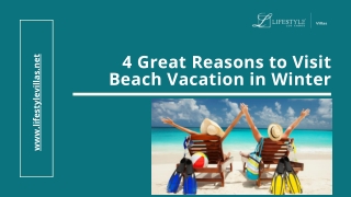 4 Great Reasons to Visit Beach Vacation in Winter