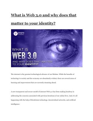 What is Web 3