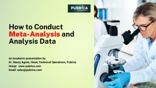How to Conduct Meta-Analysis and Analysis Data - Pubrica