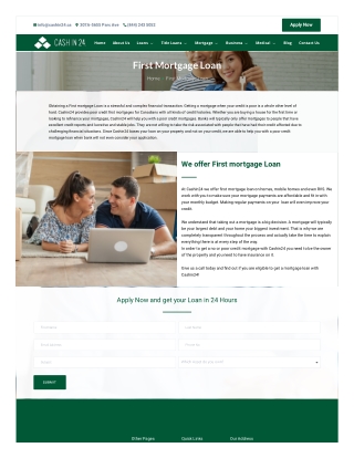 First Mortgage Loan