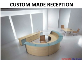 Custom Made Reception In Abu Dhabi