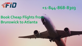 Book Cheap Flights from Brunswick to Atlanta