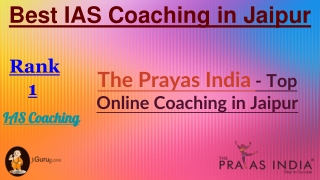 IAS Coaching in Jaipur