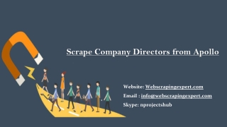 Scrape Company Directors from Apollo