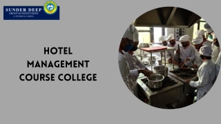 Top Hotel Management Colleges in UP | IHM College in Ghaziabad