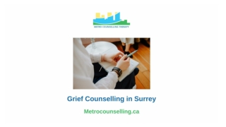 Grief Counselling in Surrey