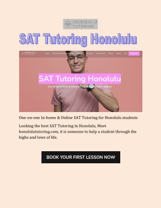 SAT Tutoring Honolulu