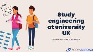 Study Engineering at University UK