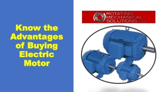 Electric Motor Sales