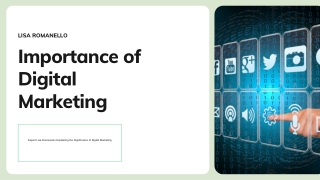 Lisa Romanello | How Digital Marketing Affects New Age Businesses?