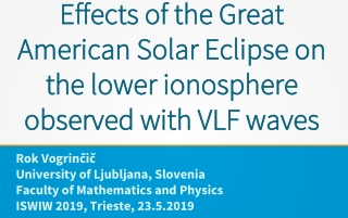 Effects of the Great American Solar Eclipse on the lower ionosphere observed with VLF waves