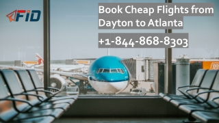 Book Cheap Flight from Dayton City to Atlanta