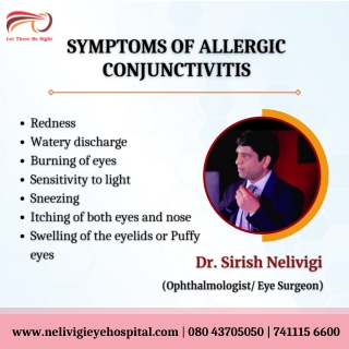 Symptoms of Allergic Conjunctivitis | Eye Hospitals in Bellandur | Nelivigi Eye