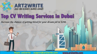 Top CV Writing Services in Dubai - Art2write.com