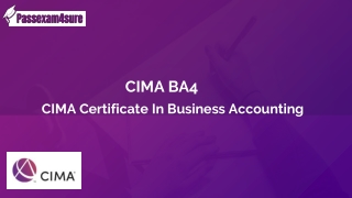 CIMA BA4 Dumps | Shortest Way To Success | {2021}