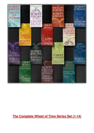 [PDF] Free Download The Complete Wheel of Time Series Set (1-14) By Robert Jorda