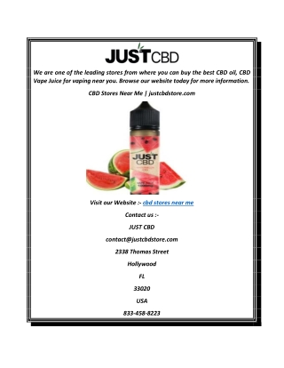 CBD Stores Near Me  justcbdstore.com