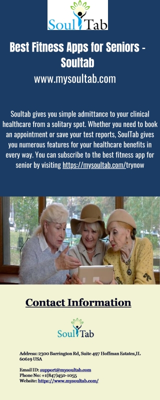 Best Fitness Apps for Seniors - Soultab