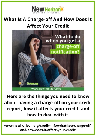 What Is A Charge-off And How Does It Affect Your Credit