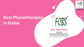 Best Physiotherapist in Dubai - FCBS