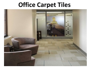 Carpet tiles in office Dubai