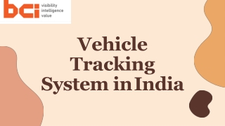 Vehicle Tracking System in India