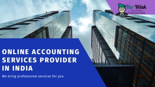 Online Accounting services Provider in India