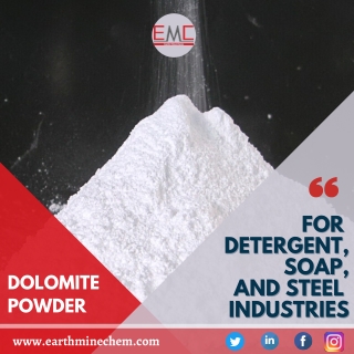 Dolomite Powder manufacturer in India  Earth Minechem