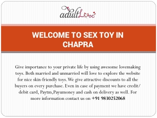 Sex Toys In Chapra