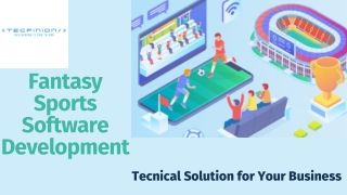 Fantasy Sports Software Development | Tecpinion