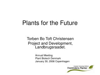 Plants for the Future