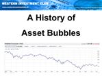 A History of Asset Bubbles