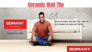 Ceramic Wall Tiles | Somany