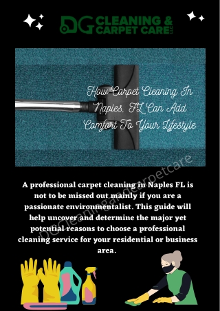 The Best Services For Carpet Cleaning In Naples, Fl