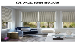 Customized Blinds Abu Dhabi