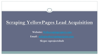 Scraping YellowPages Lead Acquisition