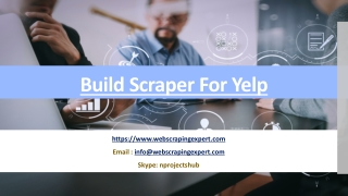 Build Scraper For Yelp