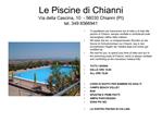 Le Piscine di Chianni Via della Cascina, 10 - 56030 Chianni PI tel. 349 6566941