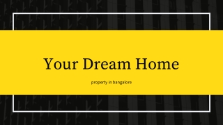 property in bangalore