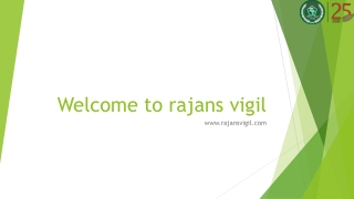 Get the security guard  services at Rajans Vigil