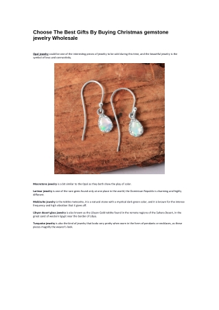 Real Natural Homemade Opal Jewelry at Wholesale Price.