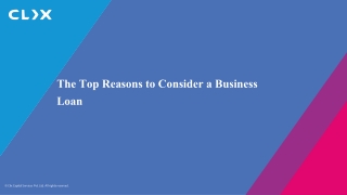 The Top Reasons to Consider a Business Loan