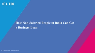 How Non-Salaried People in India Can Get a Business Loan